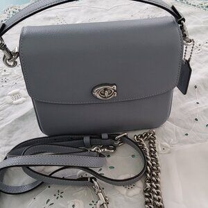 Coach Cassie 19 in Blue Gray with All 3 Straps + Hangtag 88346